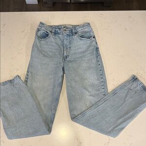 Abercrombie and Fitch 90s Straight High Rise Jeans